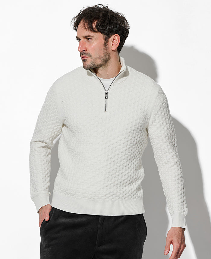ハーフジップニット – 買えるLEON