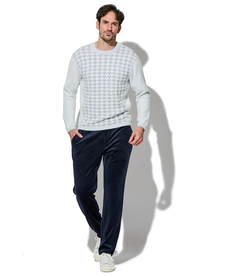 ストライプフリースパンツ