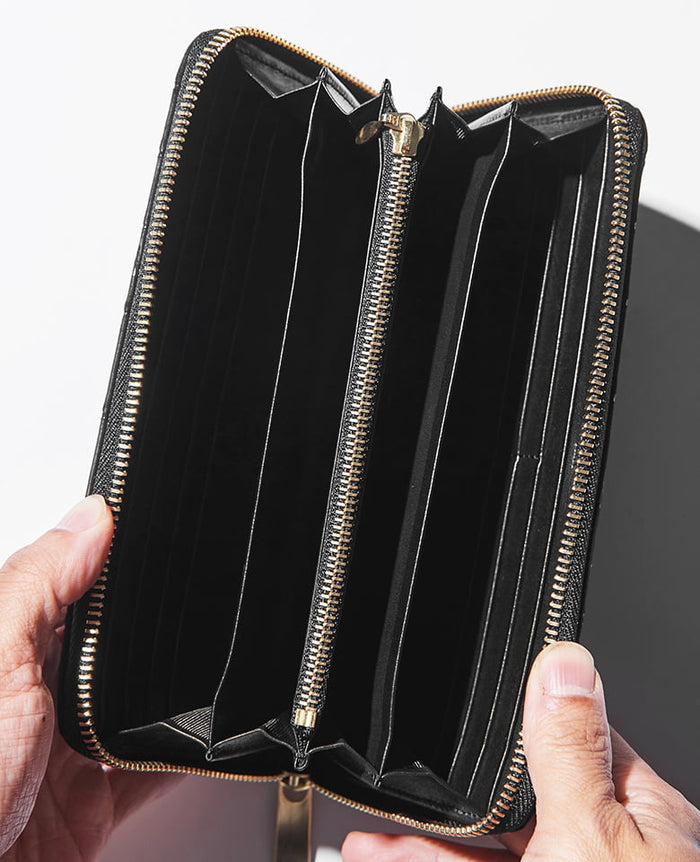 本クロコダイル ラウンドジップロングウォレット – 買えるLEON