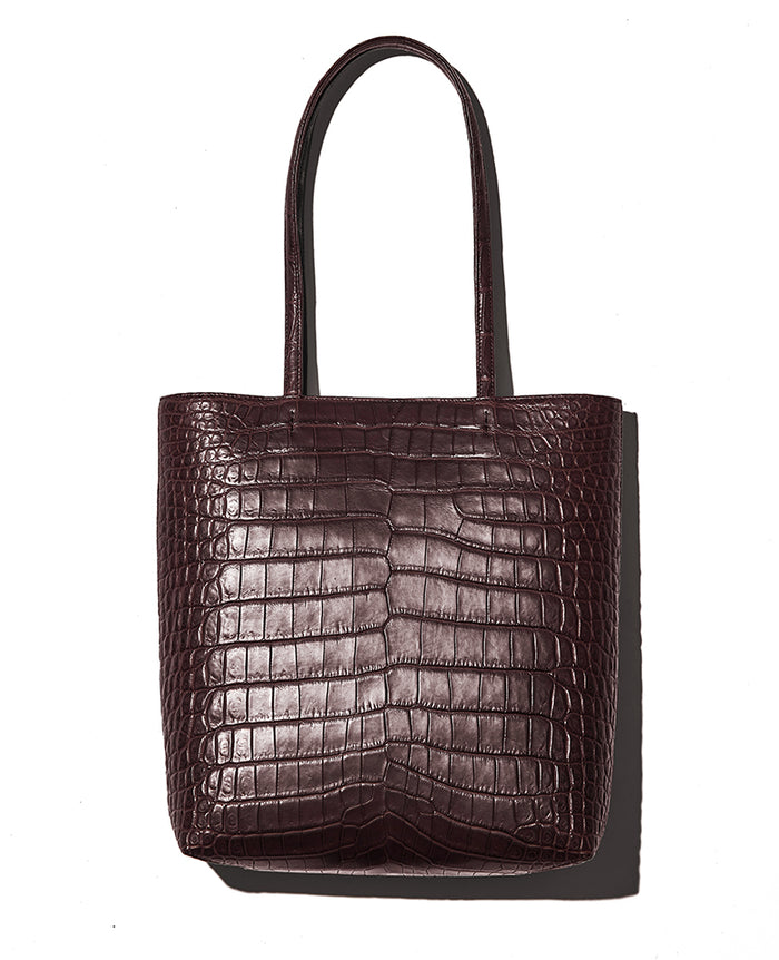 本クロコダイル スリムハンドルトートバッグ – 買えるLEON