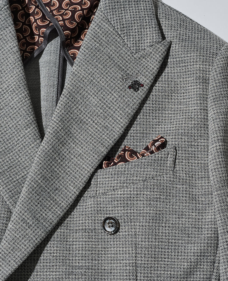 ライトグレーセットアップフルコーディネート3点セット