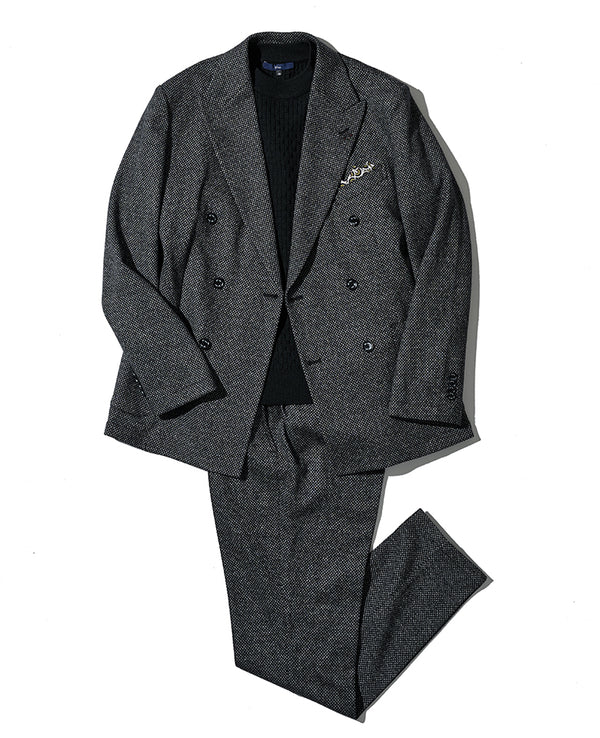 グレーセットアップフルコーディネート3点セット