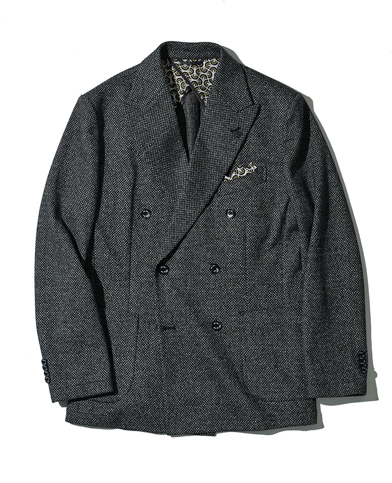 グレーセットアップフルコーディネート3点セット