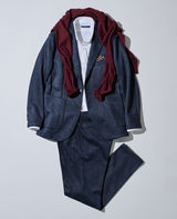 ネイビーセットアップフルコーディネート4点セット