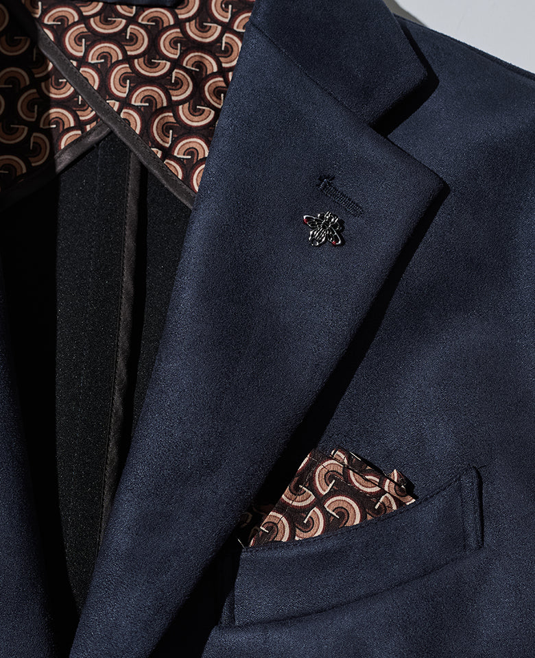 ネイビーセットアップフルコーディネート4点セット