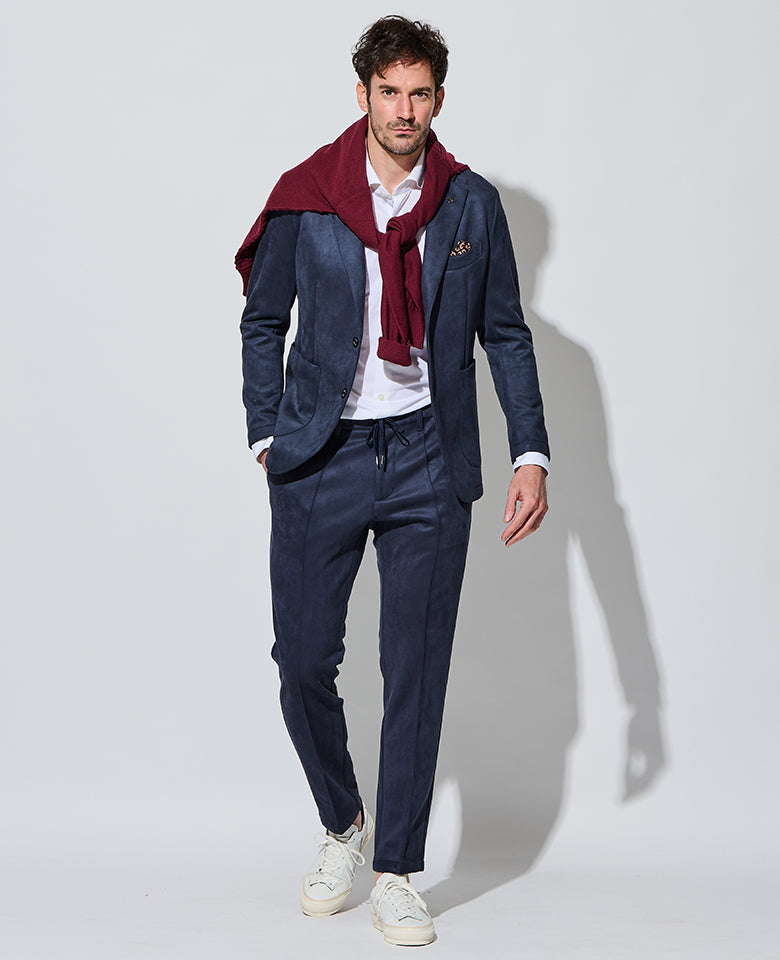 ネイビーセットアップフルコーディネート4点セット