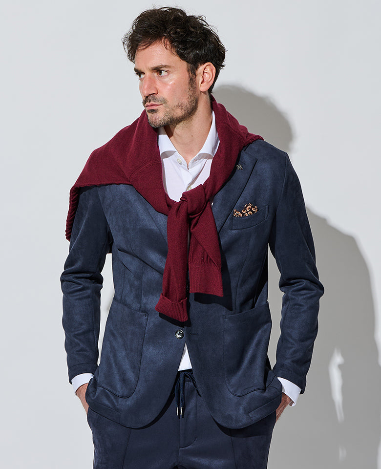 ネイビーセットアップフルコーディネート4点セット