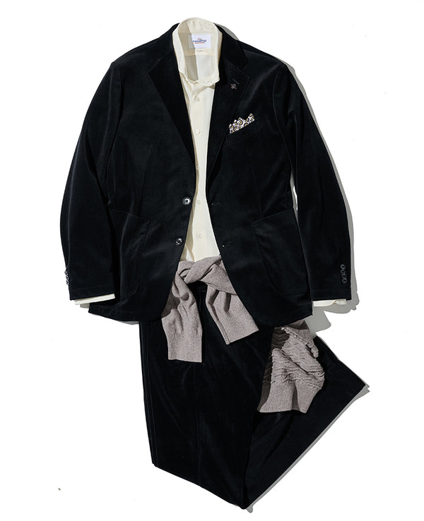 ブラックセットアップフルコーディネート4点セット