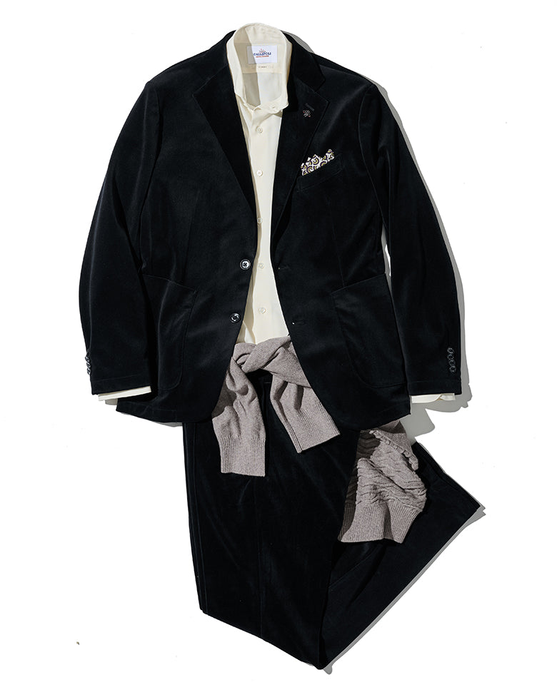 ブラックセットアップフルコーディネート4点セット