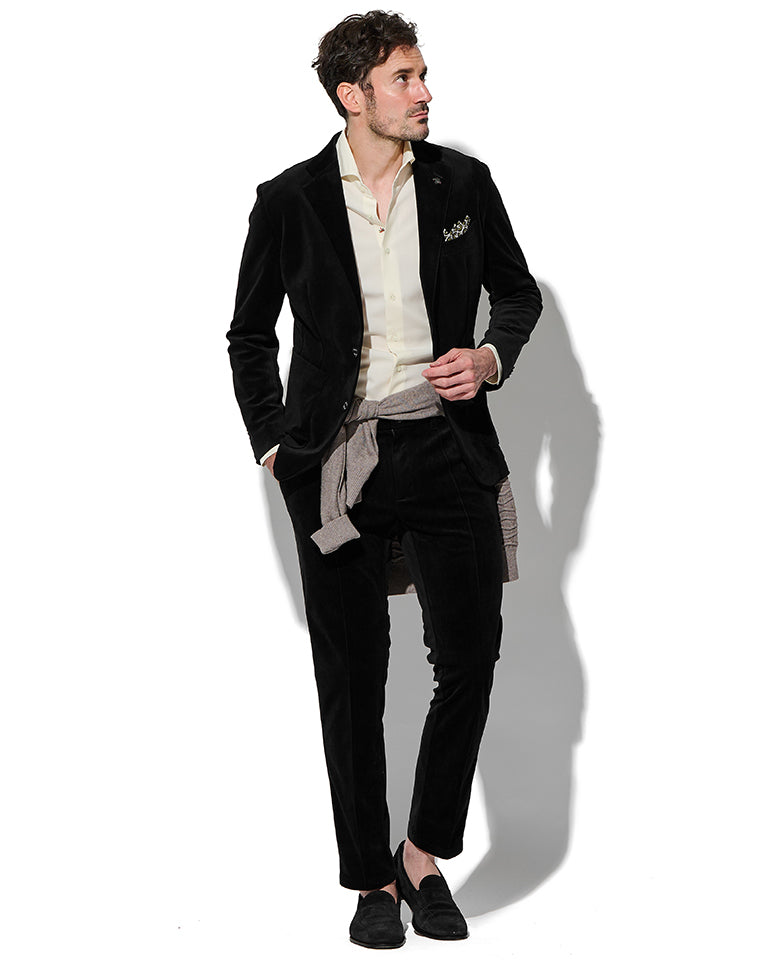 ブラックセットアップフルコーディネート4点セット