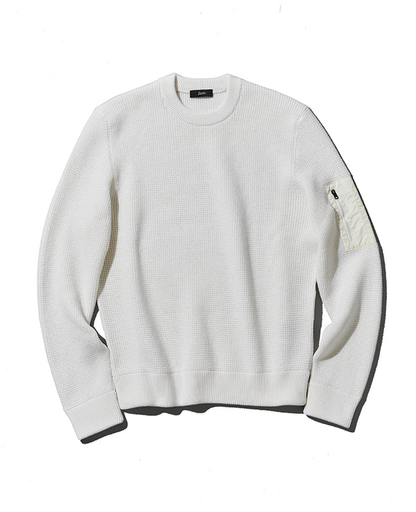 ワッフルニットプルオーバー