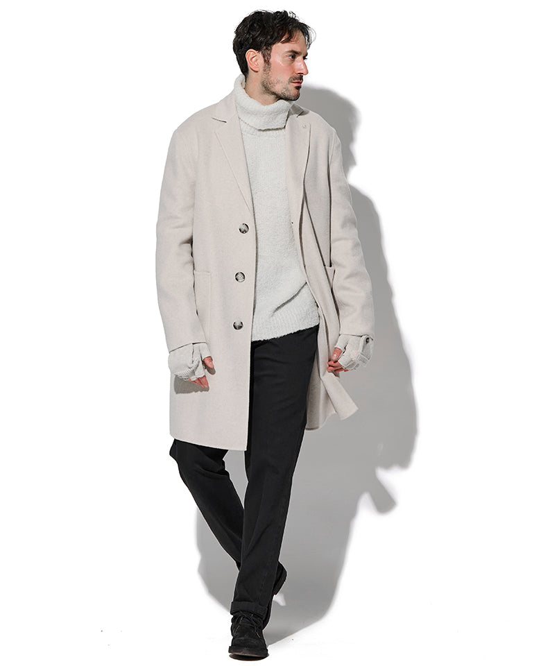 1枚仕立てチェスターコート