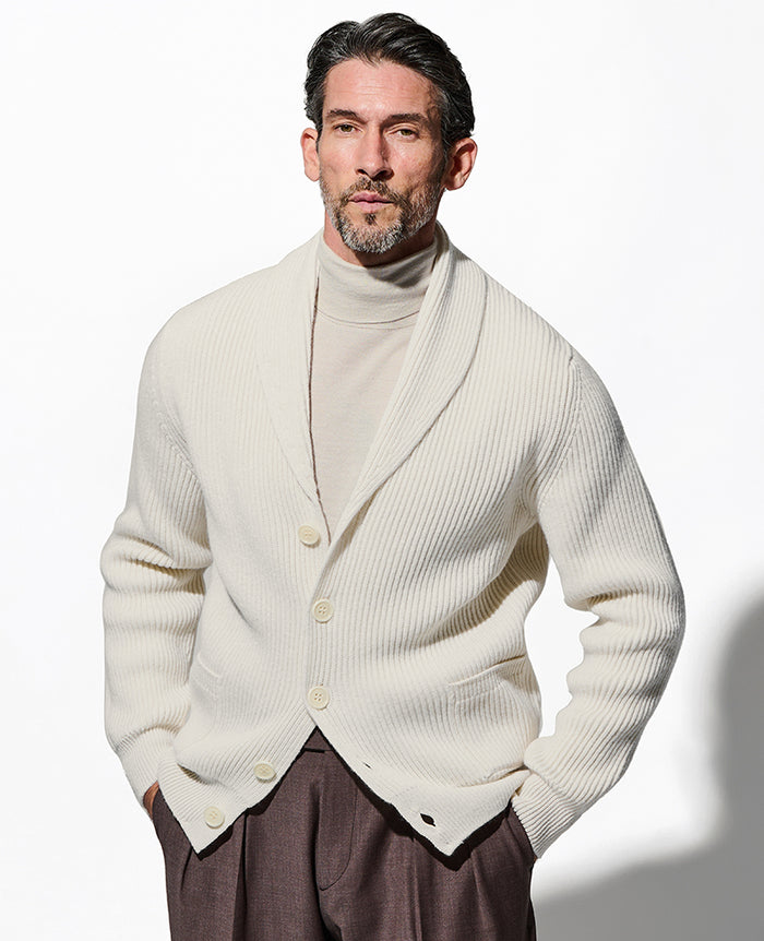 ショールカラーカーディガン – 買えるLEON