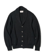 ショールカラーカーディガン