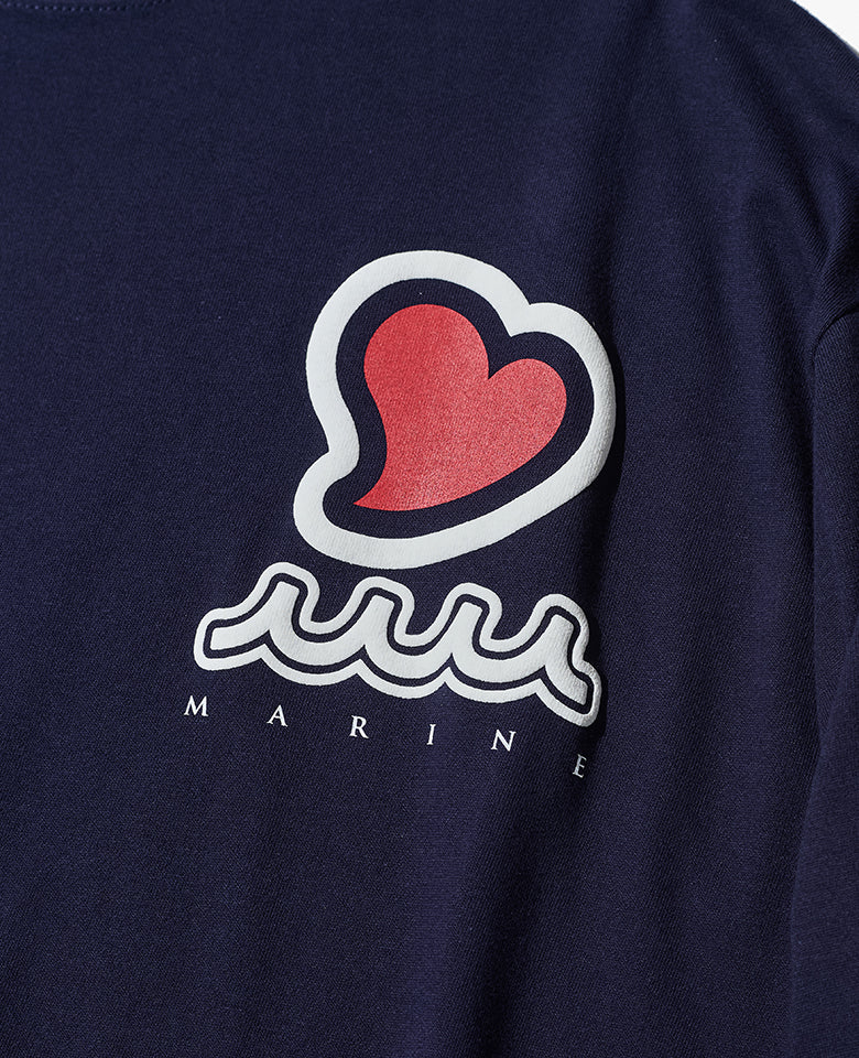 ACANTHUS × muta MARINE スウィートロゴロングスリーブTシャツ