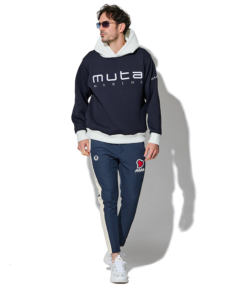 ACANTHUS × muta MARINE スウィートロゴサイドラインパンツ