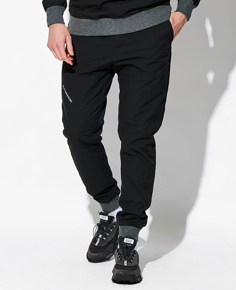 キルティング リブパンツ