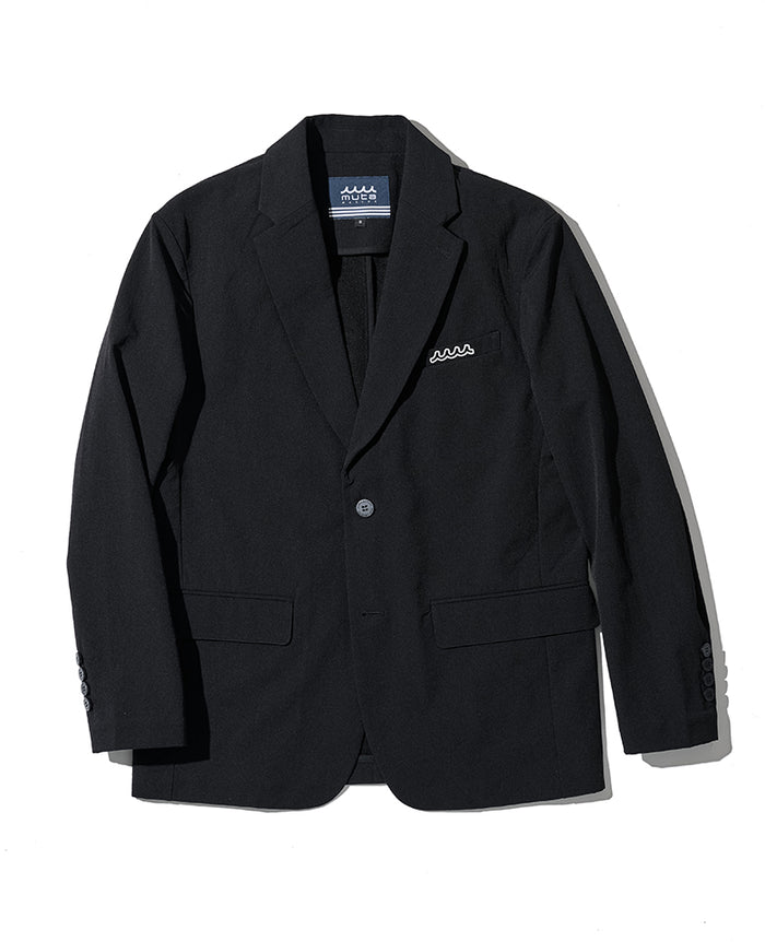 ストレッチナイロンセットアップ(ブラック) – 買えるLEON