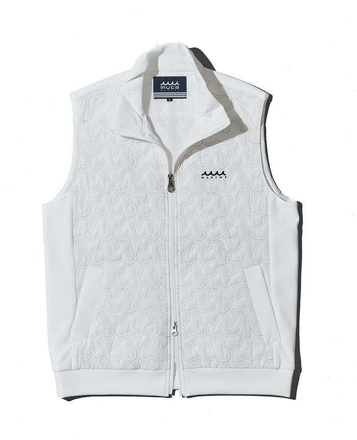 ジオメトリックウェーブ キルティングベスト – 買えるLEON