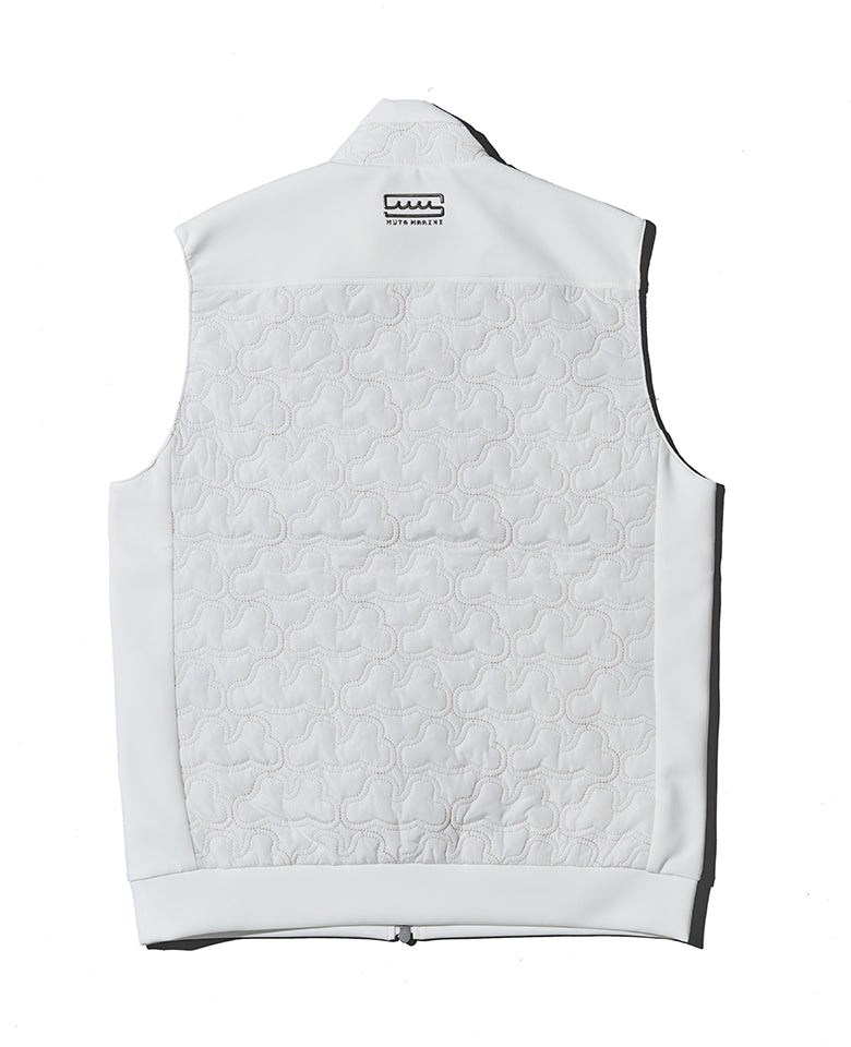 ジオメトリックウェーブ キルティングセットアップ(ホワイト)