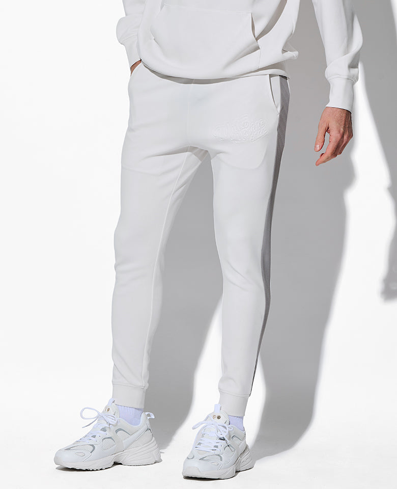 ジオメトリックウェーブ キルティングセットアップ(ホワイト)