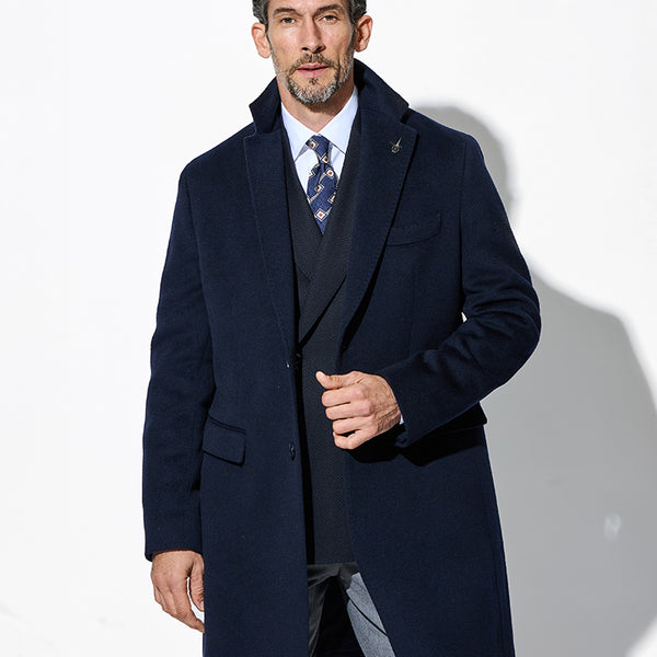 【PAOLONI】パオローニ ネイビー ダブルチェスターコート PAOLONI（パオローニ） – 買えるLEON