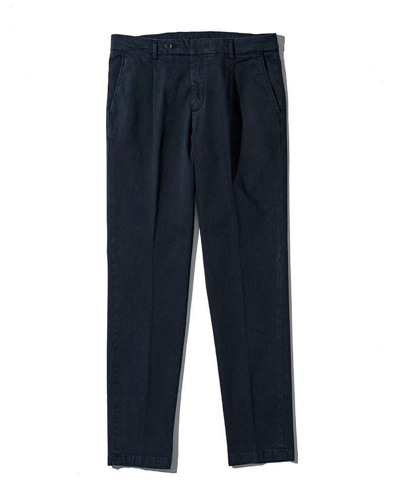 LEON別注 1プリーツコットンストレッチパンツ