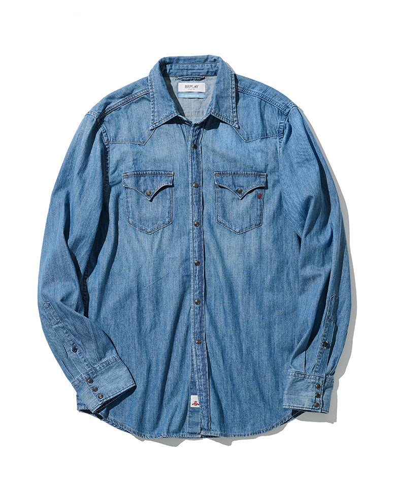 ウエスタンデニムシャツ