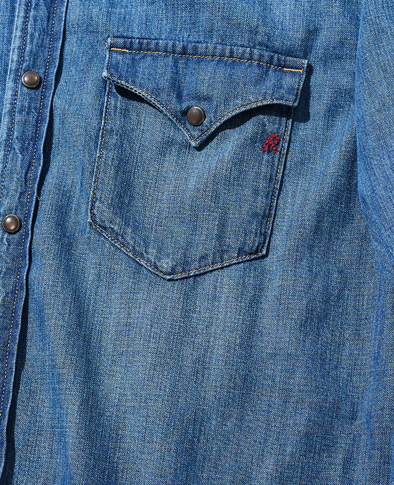 ウエスタンデニムシャツ