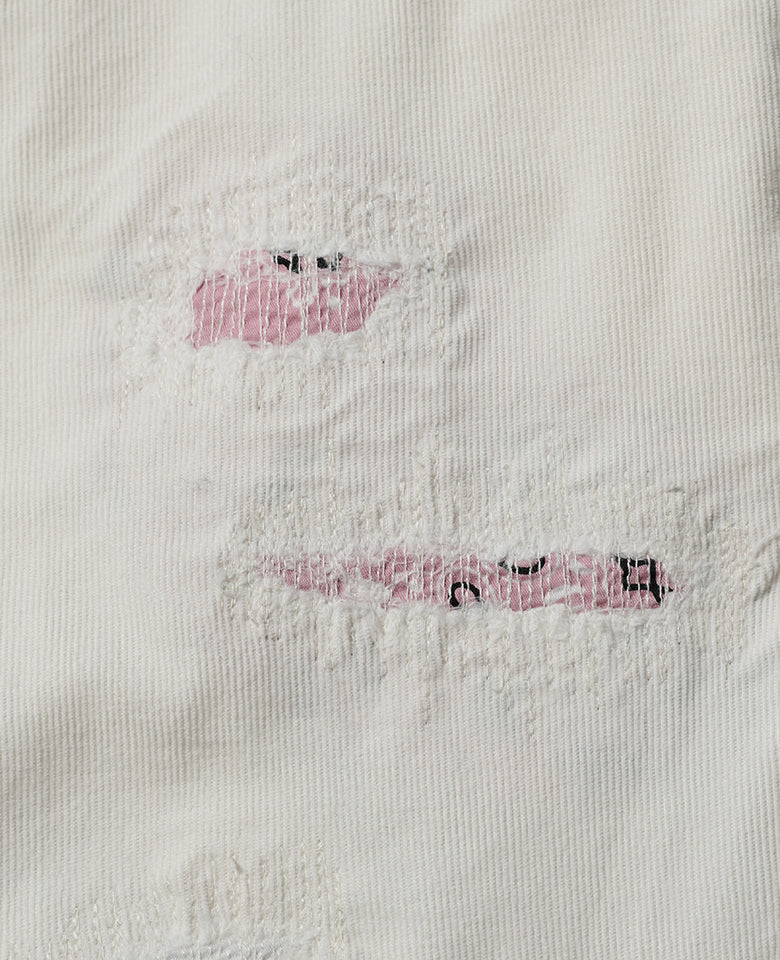 LEON別注 ストレッチコーデュロイ 裾リブイージーパンツ