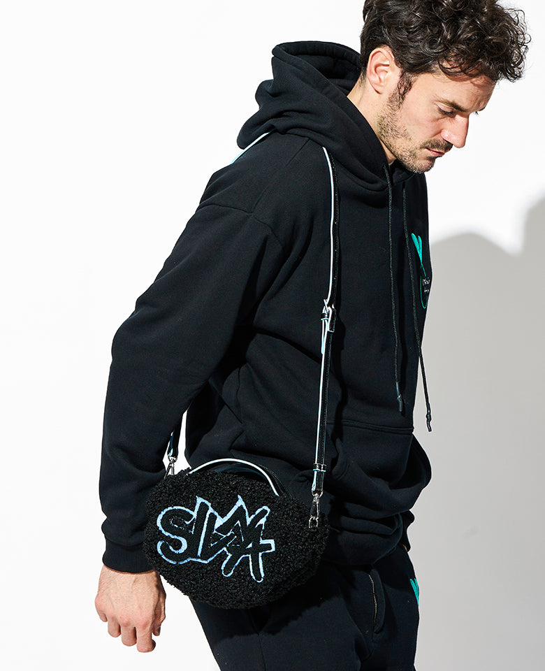 相良刺繍×エコファーポーチ