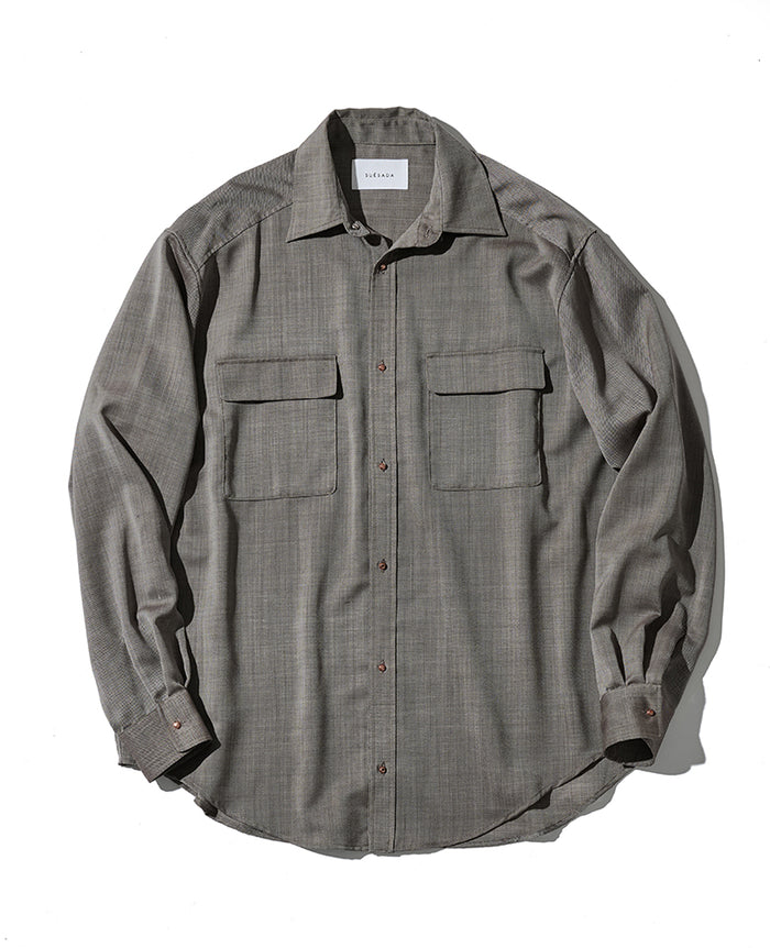ウールシャンブレーシャツ – 買えるLEON