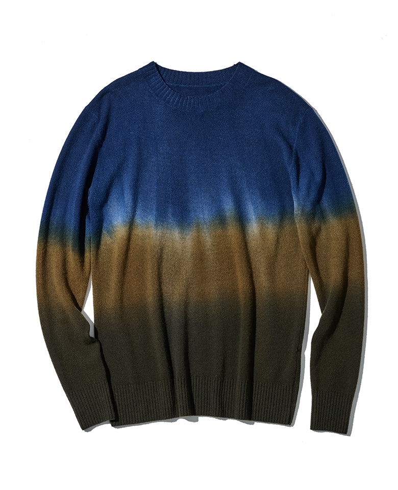 グラデーションニット