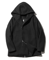 short hooded coat