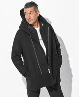 short hooded coat