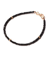 ブレスレット(K18PG×ダイヤモンド×ブラックスピネル)