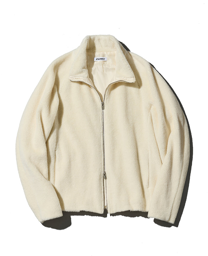 A.P.C. アーペーセー ウール　ジップアップジャケット ブルゾン アルパカ A.P.C. アーペーセー ウール ジップアップジャケット ブルゾン アルパカ