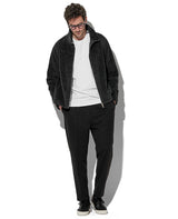 ウール/アルパカ ボア ジップアップブルゾン