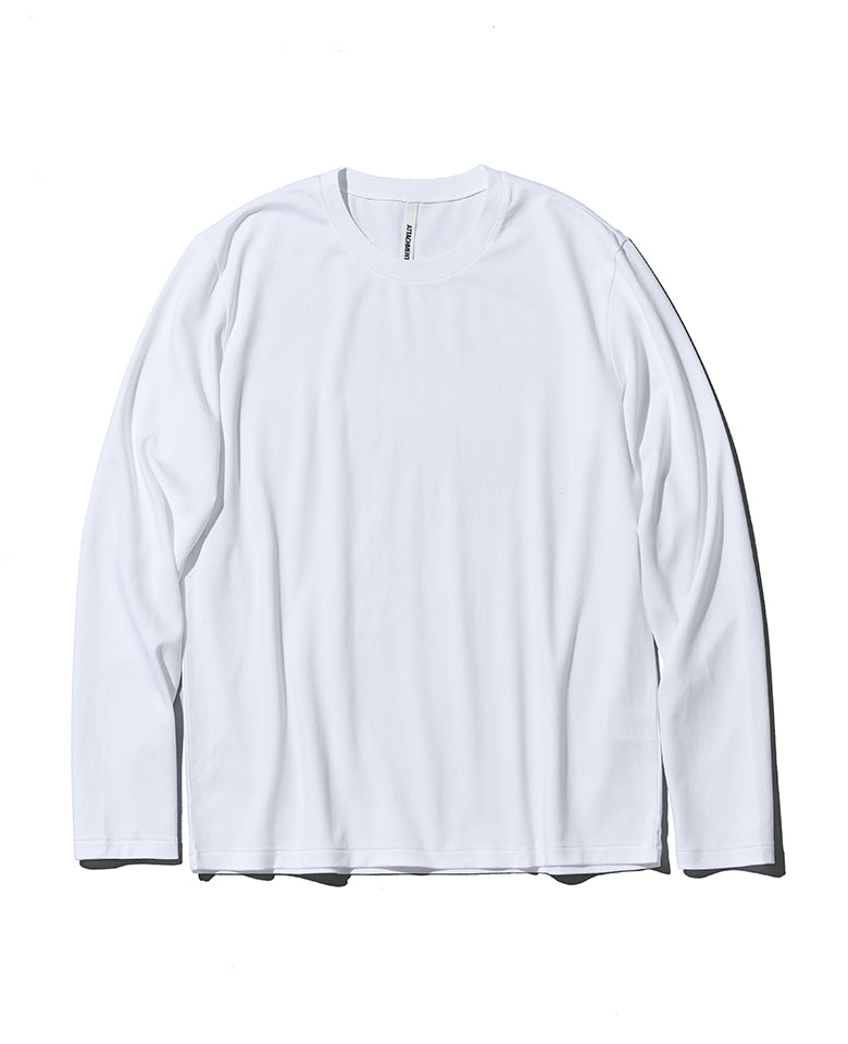 コットンダブルフェイス スリムフィットロングスリーブTee