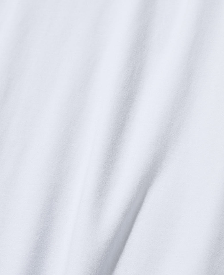 コットンダブルフェイス スリムフィットロングスリーブTee