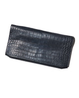 Bridle finish genuine crocodile tanned leather 2WAY clutch bag