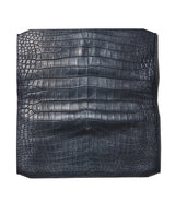 Bridle finish genuine crocodile tanned leather 2WAY clutch bag