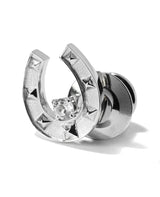 ホースシューラペルピン（PT950/ホワイトトパーズ）