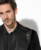 ホースシューラペルピン（PT950/ホワイトトパーズ）