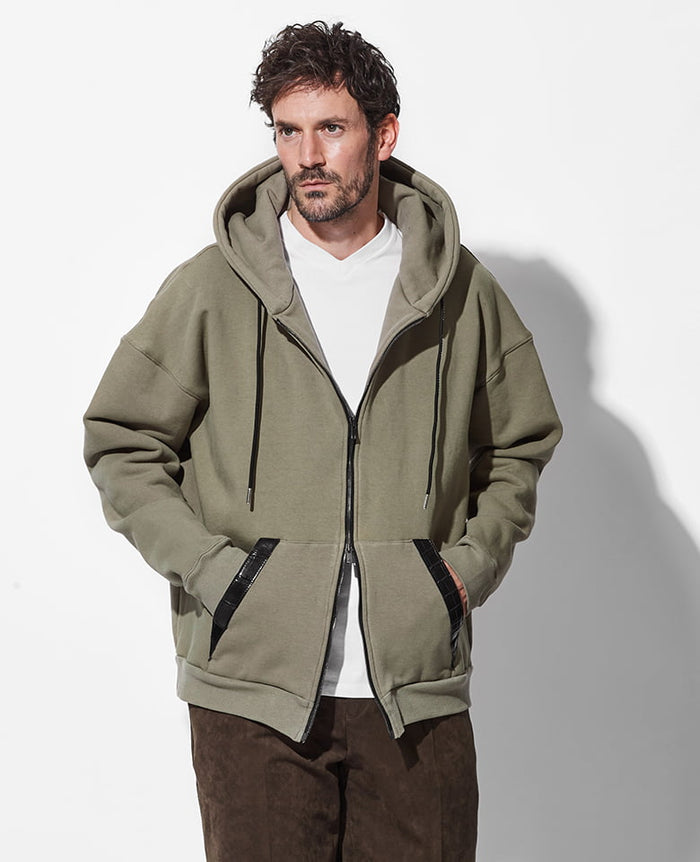 クロコジップパーカー – 買えるLEON