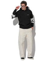 アームラインニット プルパーカー