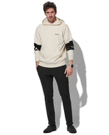 アームラインニット プルパーカー