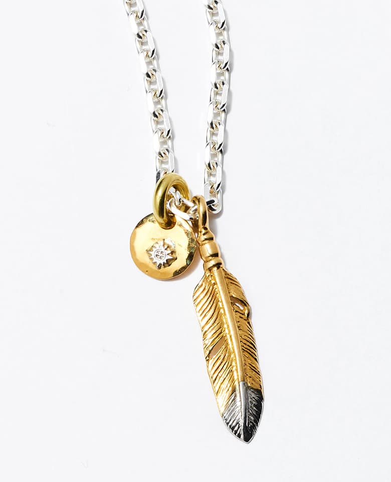 tiny feather chain set