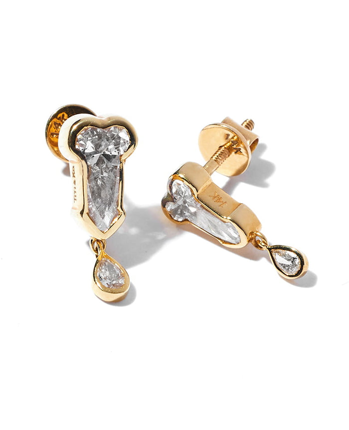 SUZON シングル スタッズ ピアス（ブラック/FREE） Vivienne Westwood 新品 ヴィヴィアン・ウエストウッド SUZON
