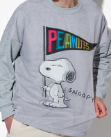 LEON別注 3D スウェットクルー